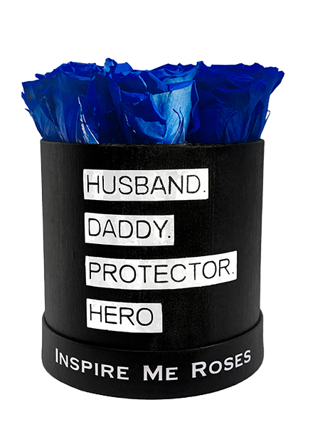Husband. Daddy. Protector. Hero. Inspired - Black