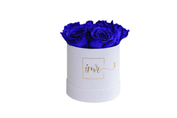Signature Mini Round Box - Royal Blue