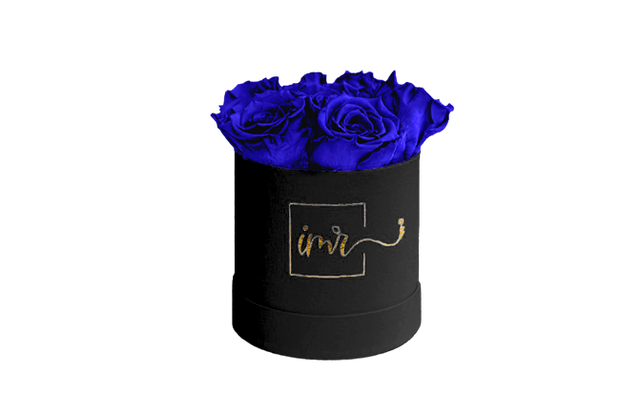 Signature Mini Round Box - Royal Blue