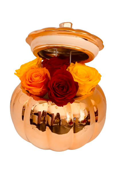 Pumpkin Rose Bouquet