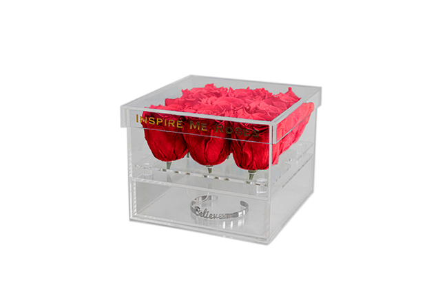 Red Roses Jewelry Box - Medium